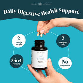 Nuven Naturals All-in-One a daily routine Supplement label close-up
