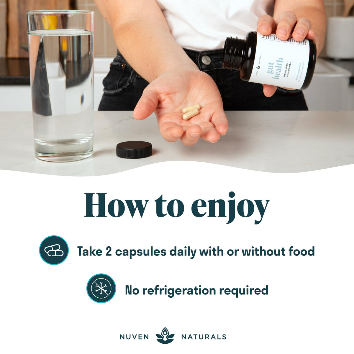 Nuven Naturals All-in-One a daily routine Supplement with measuring spoon