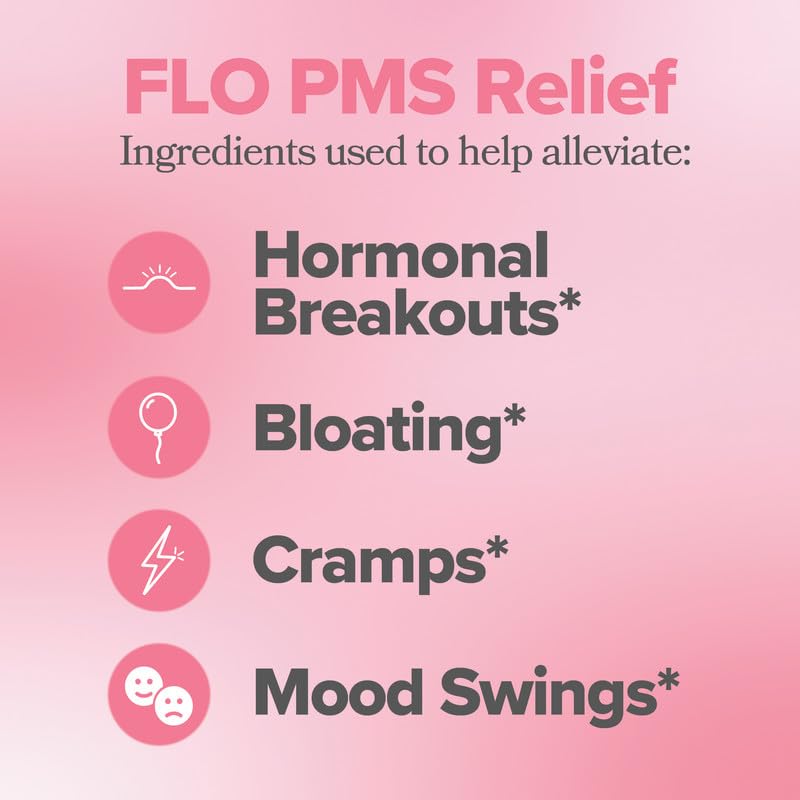 O Positiv FLO PMS Relief Gummies bottle with label