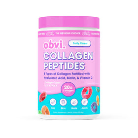 Obvi Collagen Peptides Fruity Cereal 422g front view