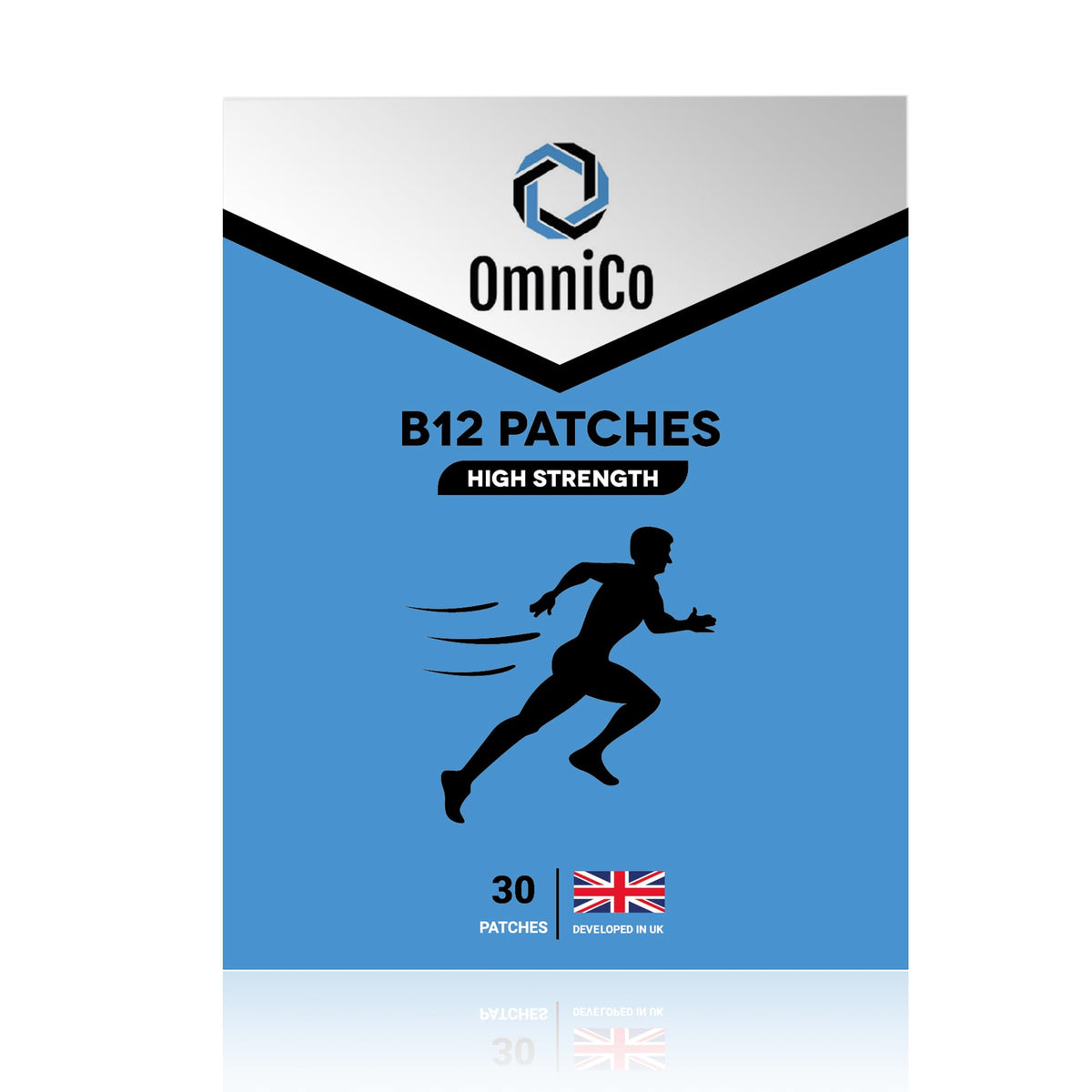 OmniCo B12 Energy Patches 30 pack front view