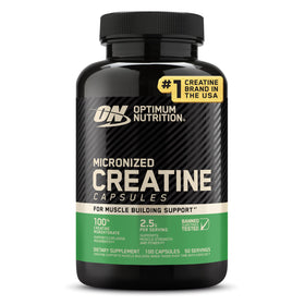 Optimum Nutrition Creatine Monohydrate Capsules front view