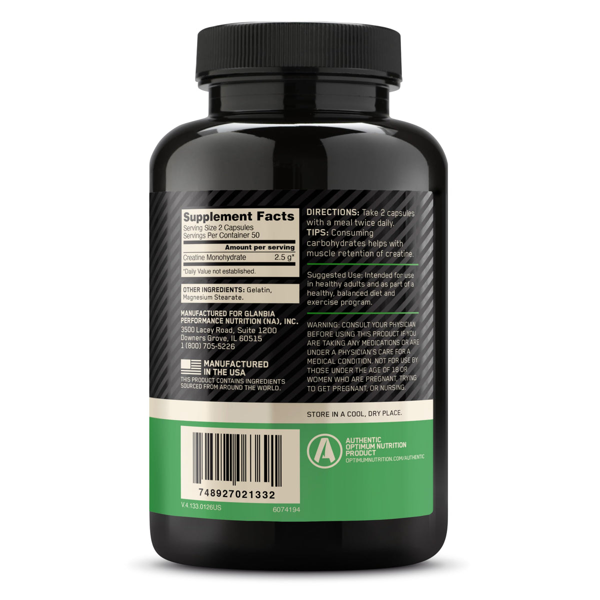 Optimum Nutrition Creatine Monohydrate Capsules lifestyle image