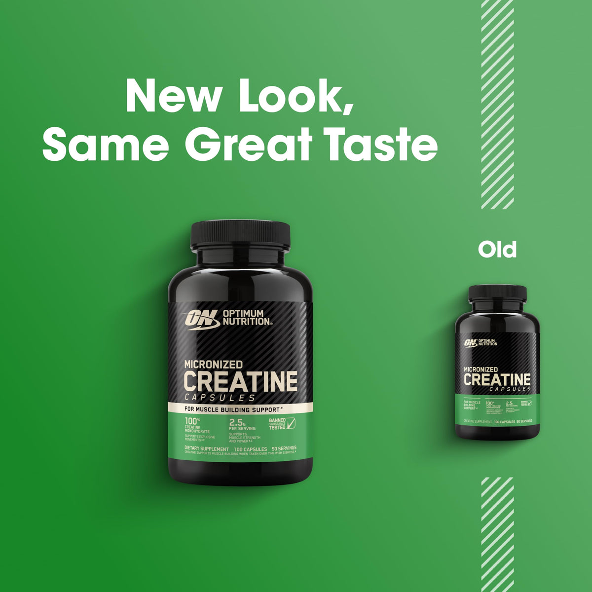 Optimum Nutrition Creatine Monohydrate Capsules packaging