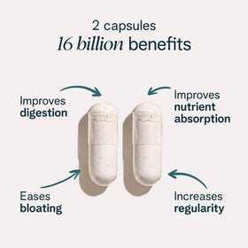 Ora Organic Vegan Probiotic Capsules side view with label