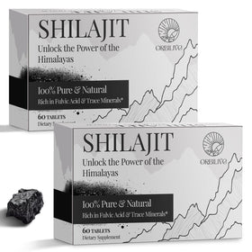 ORBILIVE Shilajit Tablets 1000 MG front view of packaging
