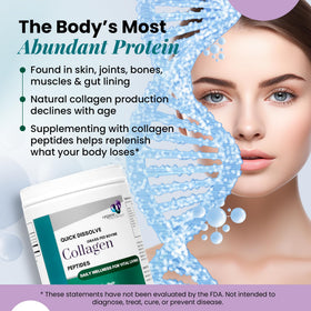 Organic Excellence Collagen Peptides Powder packaging side view