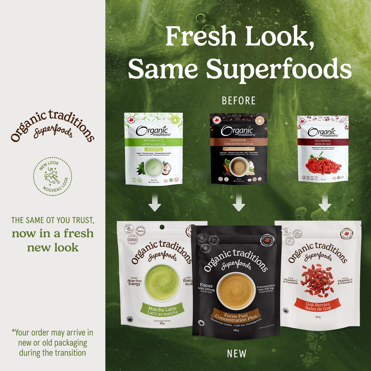 Organic Traditions Chlorella Algae Powder mixed in water