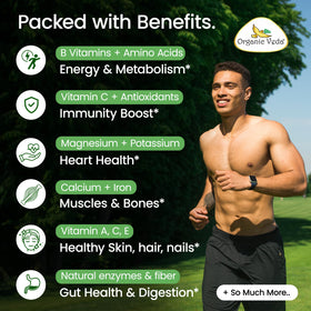 Organic Veda Moringa Capsule 1000mg product packaging