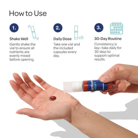 Orthomol Vital F liquid supplement close-up