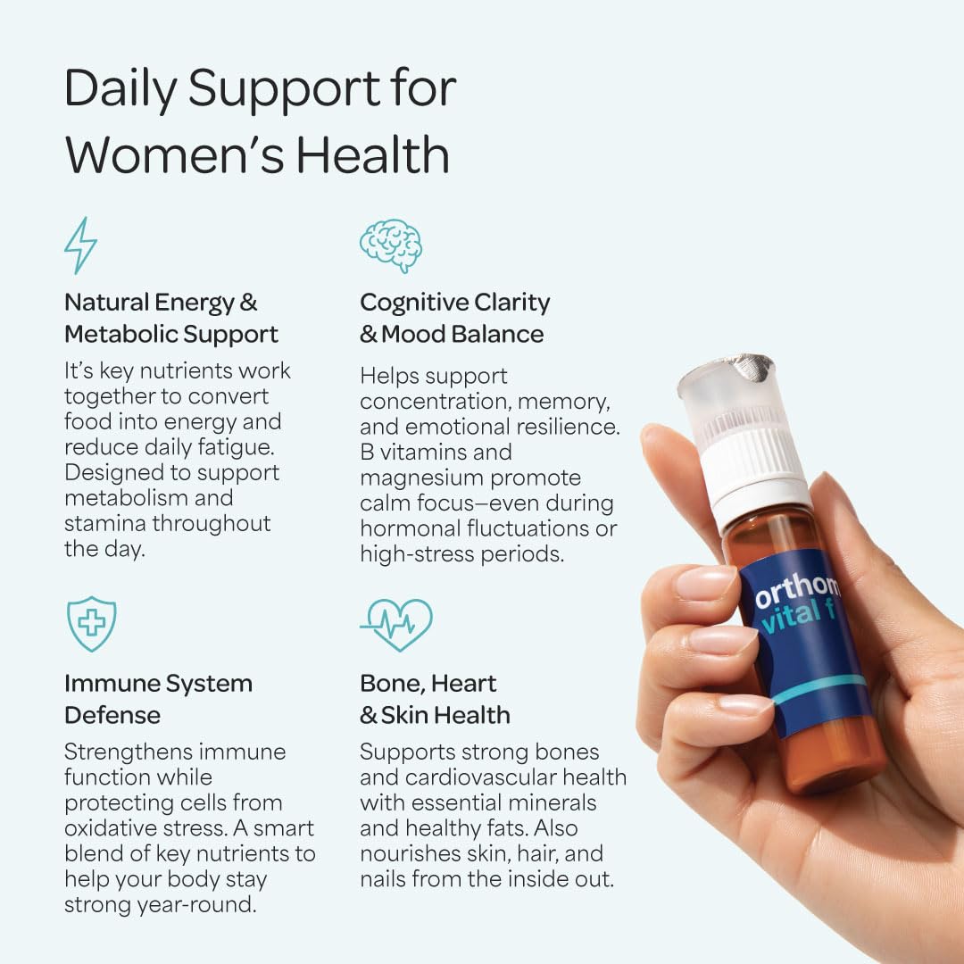 Orthomol Vital F nutritional information on package