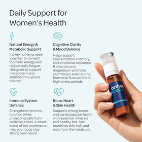 Orthomol Vital F nutritional information on package