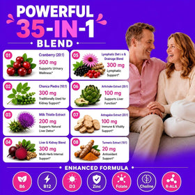 Ossual 35-in-1 drops bottle with mixed berry flavour