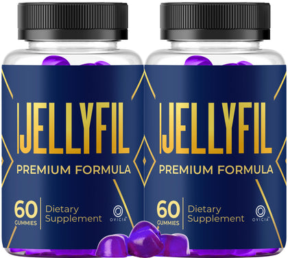 OVICIA Jellyfil Gummies 120 count front view