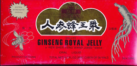 PANAX GINSENG Ginseng & Royal Jelly Honey Base 30 vials front view