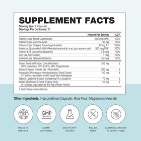 Papillex Dietary Supplement Tablets lifestyle scene with a healthy meal