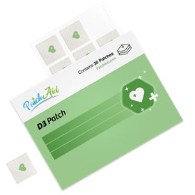 Patch Aid D3 Topical Patch applied on skin