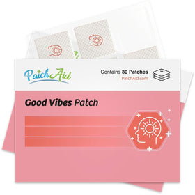 Patch Aid Good Vibes Patch front view with packaging