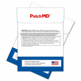 PatchMD Collagen Plus Topical Patch side view showing patch design