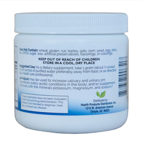 PDI Health pH Adjust Alkalinizing Formula 250g fine powder close-up