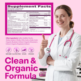 PeakVigor Magnesium Glycinate Gummy on a kitchen counter