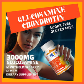Pets Purest Glucosamine Chondroitin Gummies orange flavour close-up