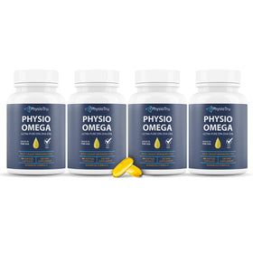 PhysioTru Omega 3 Fish Oil 2400mg softgel bottle front view