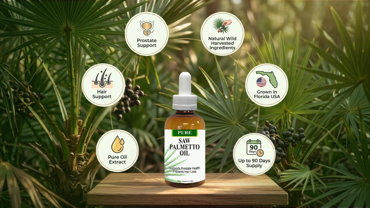 PHYTO LIFE Pure Saw Palmetto Oil with fresh saw palmetto berries