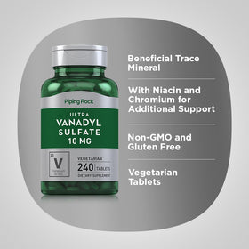 Piping Rock Vanadyl Sulfate 10 mg label details