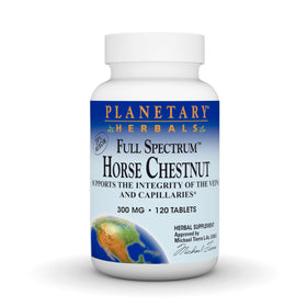 Planetary Herbals Full Spectrum Horse Chestnut 500 mg tablet front view