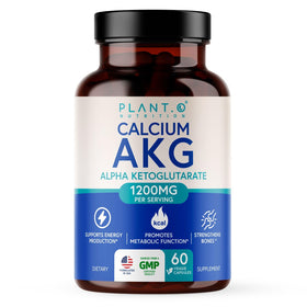 PLANT.O NUTRITION Calcium AKG Monohydrate 1200mg front view