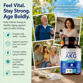PLANT.O NUTRITION Calcium AKG Monohydrate with fresh fruits