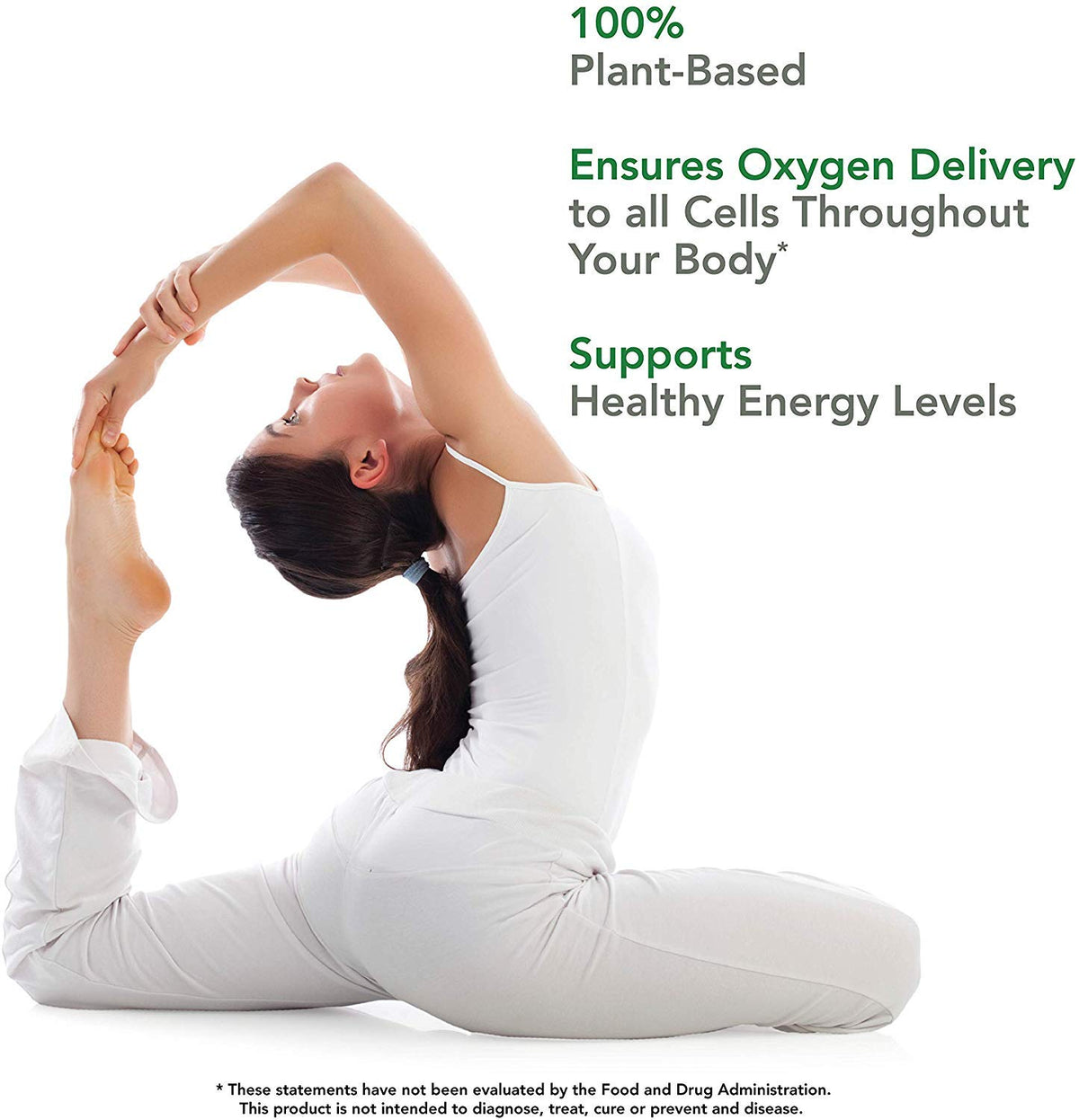 PlantFusion Vegan Iron Supplement 90 capsules bottle
