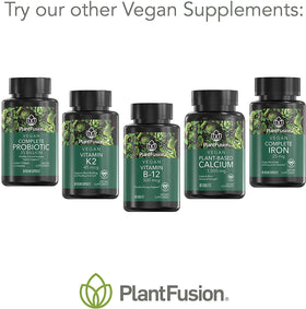 PlantFusion Vegan Iron Supplement on kitchen counter