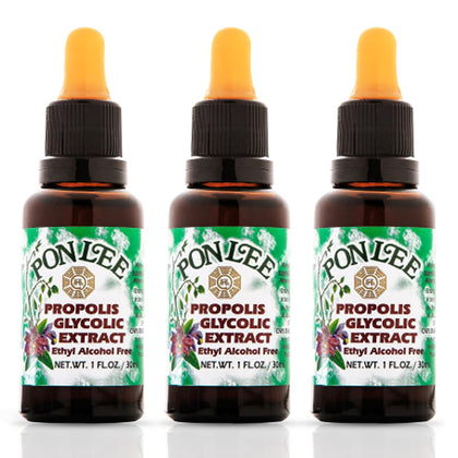 PONLEE Brazilian Green Bee Propolis Extract 30ML dropper bottle front view
