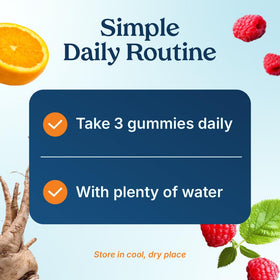 Poop Like a Champion Fiber Gummies bottle side view