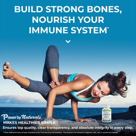 Power By Naturals ADK 10 Vitamin Supplement nutrition facts