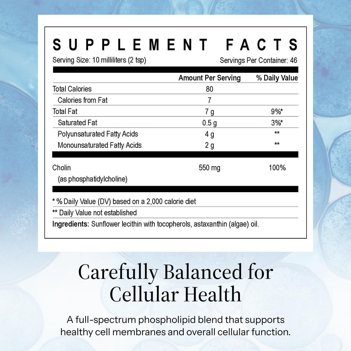 Precision Nutrients Essential Phospholipid Complex 16 fl oz with measuring cap