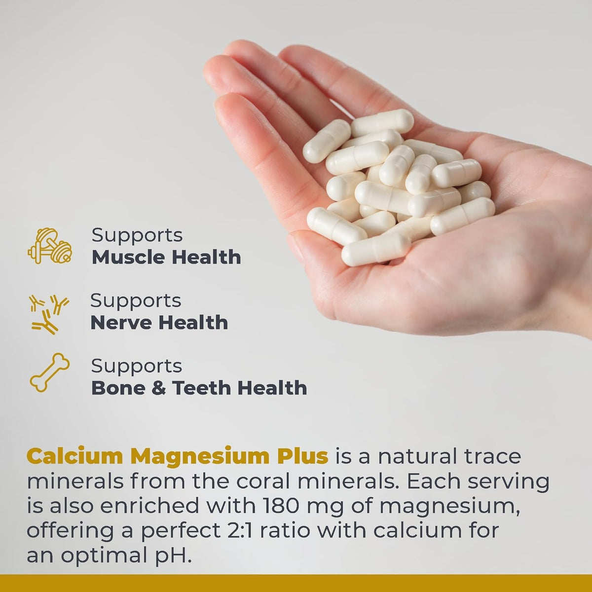 Premier Research Labs Calcium Magnesium Plus packaging and label