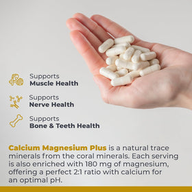 Premier Research Labs Calcium Magnesium Plus packaging and label