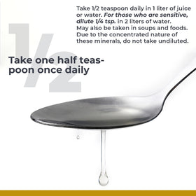 Premier Research Labs pH Minerals Trace Mineral Drops in a glass of water