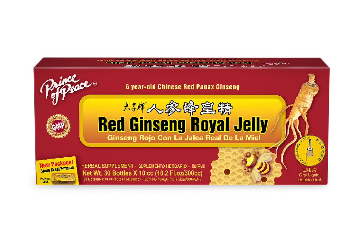 Prince Of Peace Red Ginseng Royal Jelly 30 Count packaging front view