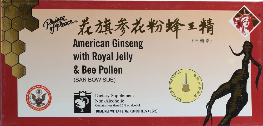 Prince Of Peace Royal Jelly 10 vials packaging front view