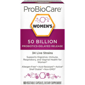 ProBioCare Probiotics for Women 50 Billion CFUs front view