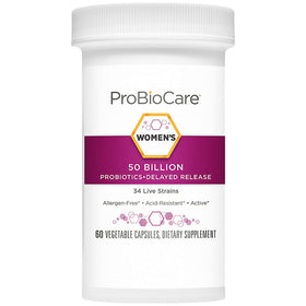 ProBioCare Probiotics for Women side view of bottle