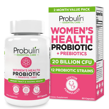 Probulin Women's Probiotic 60 capsules front view