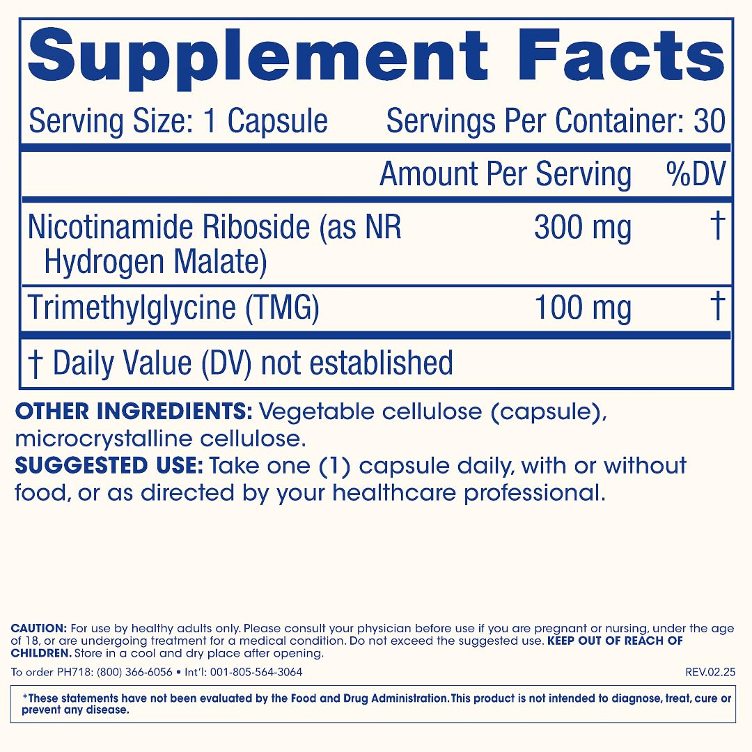 ProHealth Nicotinamide Riboside Pro 300mg supplement with a measuring spoon