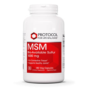 PROTOCOL FOR LIFE BALANCE MSM 1,000mg Joint Health Supplement front view