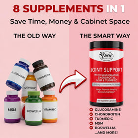 Pure By Nature Joint Support Supplement bottle with label