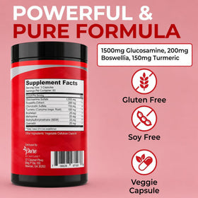 Pure By Nature Joint Support Supplement on a wooden table